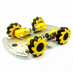 Mecanum Wheel 4WD Smart Car set with aluminum Chassis 
