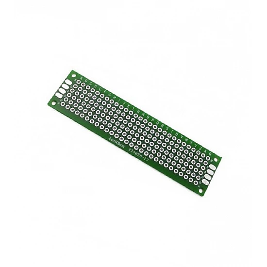 2 x 8 cm Double-Sided Universal PCB Prototype Board 2 x 8 cm Double-Sided Universal PCB Prototype Board