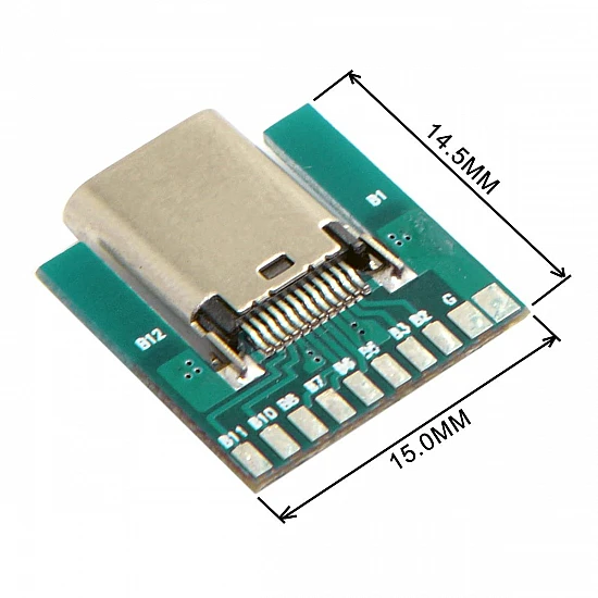 USB 3.1 Type-C 24pin Female Adapter Board USB 3.1 Type-C 24pin Female Adapter Board