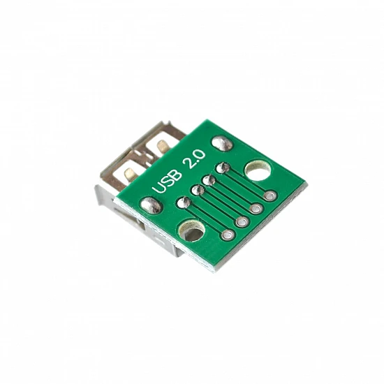 USB Female to DIP 2.54mm 4Pin Adapter Board USB Female to DIP 2.54mm 4Pin Adapter Board
