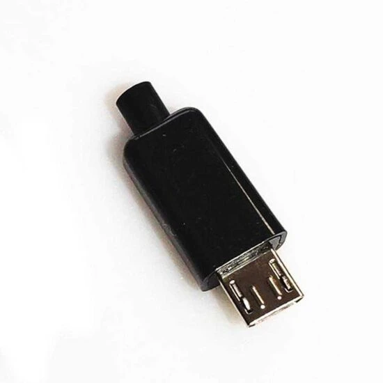 USB Plug Male Head Micro Interface 5P Welding Type 4 in 1 DIY Kit USB Plug Male Head Micro Interface 5P Welding Type 4 in 1 DIY Kit
