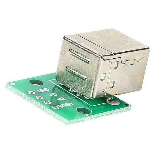USB Type-B Female to DIP 4Pin Adapter Board USB Type-B Female to DIP 4Pin Adapter Board