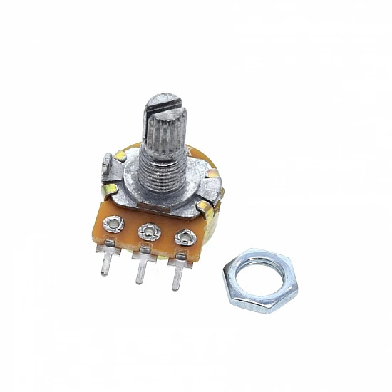 WH148 5K Ohm 3Pin 15mm Shaft Single Potentiometer WH148 5K Ohm 3Pin 15mm Shaft Single Potentiometer