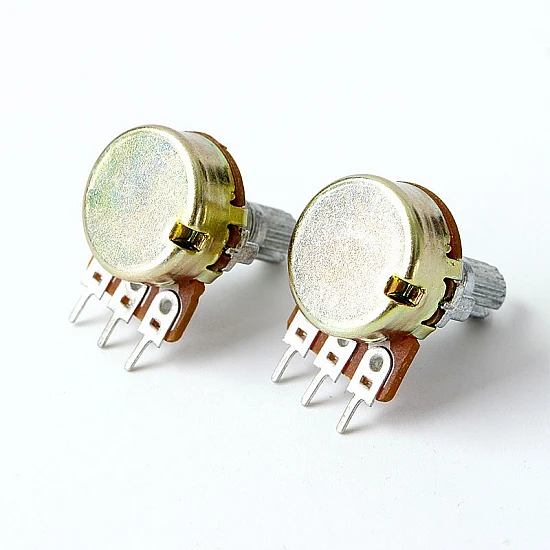 WH148 5K Ohm 3Pin 15mm Shaft Single Potentiometer WH148 5K Ohm 3Pin 15mm Shaft Single Potentiometer