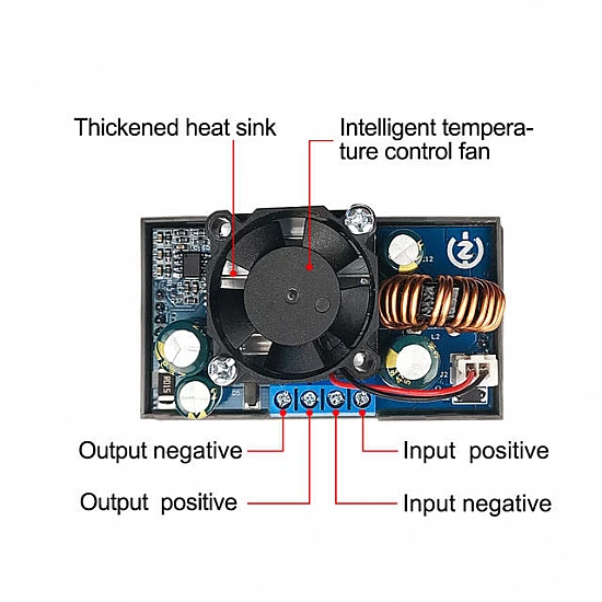 WZ3605E 80W 5A Adjustable Buck Boost Power Supply Module WZ3605E 80W 5A Adjustable Buck Boost Power Supply Module