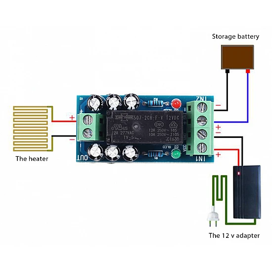 XH-M350 Backup Battery Switching Module XH-M350 Backup Battery Switching Module
