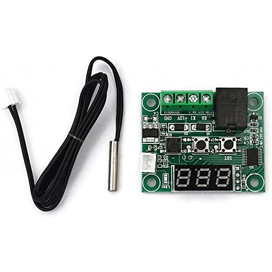XH-W1219 12V Digital Display Temperature Controller Module with NTC Waterproof Temperature Sensor XH-W1219 12V Digital Display Temperature Controller Module with NTC Waterproof Temperature Sensor