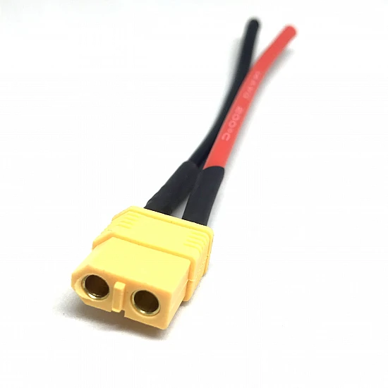 XT60 Female Connector with 14AWG Silicon Wire XT60 Female Connector with 14AWG Silicon Wire
