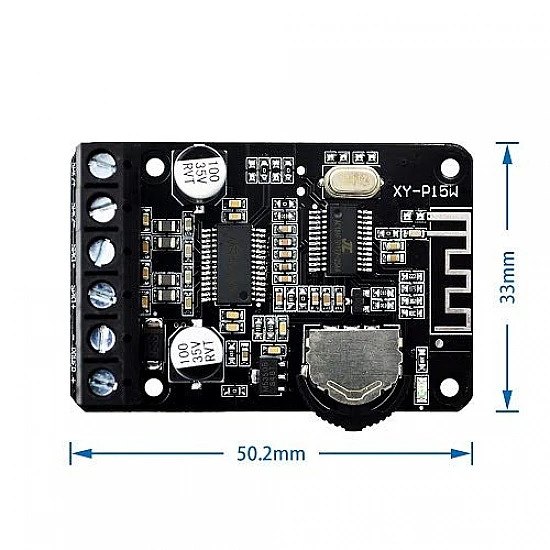 XY-P15W Stereo Bluetooth 5.0 Power Amplifier Board with Acrylic Sheet XY-P15W Stereo Bluetooth 5.0 Power Amplifier Board with Acrylic Sheet