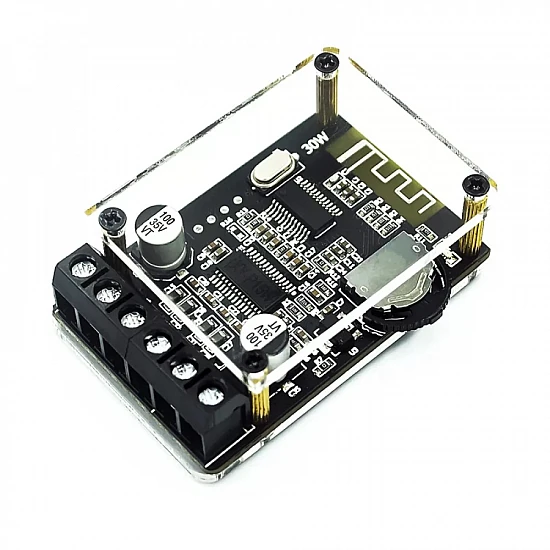 XY-P15W Stereo Bluetooth 5.0 Power Amplifier Board with Acrylic Sheet XY-P15W Stereo Bluetooth 5.0 Power Amplifier Board with Acrylic Sheet