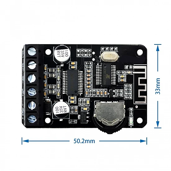 XY-P15W Stereo Bluetooth 5.0 Power Amplifier Board XY-P15W Stereo Bluetooth 5.0 Power Amplifier Board