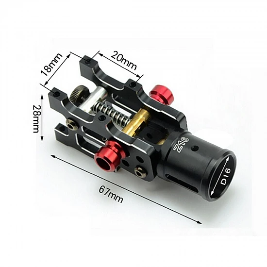 Z16 CNC Aluminum Folding Arm Tube Joint for Drone Frame Z16 CNC Aluminum Folding Arm Tube Joint for Drone Frame