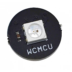 1 Bit WS2812 5050 RGB LED Built-in Full Color Driving Lights Circular Development Board