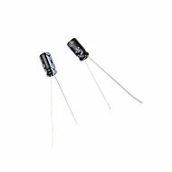 1 uF 50V Through Hole Electrolytic Capacitor 