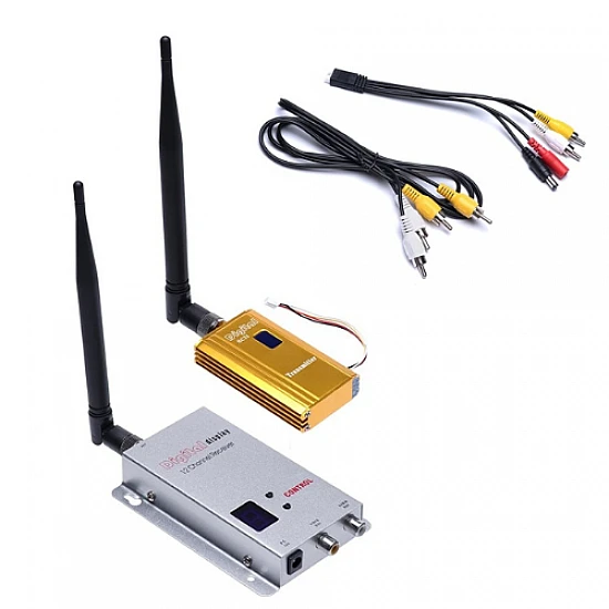 1.2GHz 2W FPV Wireless Audio Video 8CH Transmitter and 12CH Receiver 1.2GHz 2W FPV Wireless Audio Video 8CH Transmitter and 12CH Receiver