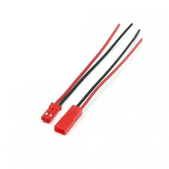 10cm 2Pin JST Male Female Plug Connector Plug 10cm 2Pin JST Male Female Plug Connector Plug