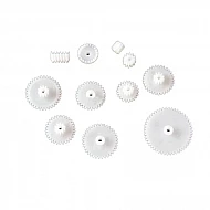 11 Types of Assorted Plastic Gears Kit