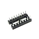 16 Pin Machine tooled IC Socket (Round IC Base) 16 Pin Machine tooled IC Socket (Round IC Base)