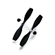 1*75mm Propeller Prop Blade Black (1 Pair) 1*75mm Propeller Prop Blade Black (1 Pair)