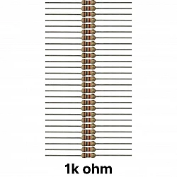 50 piece of 1K ohm Resistor