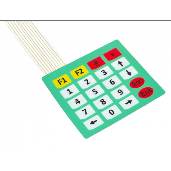 20 Keys 4x5 Matrix Membrane Switch Keypad 20 Keys 4x5 Matrix Membrane Switch Keypad