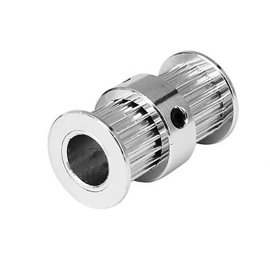 20 Tooth 8mm Bore GT2 Double Head Timing Aluminum Pulley 20 Tooth 8mm Bore GT2 Double Head Timing Aluminum Pulley