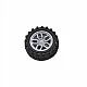 31x2mm Plastic Wheel Toy Car DIY Accessories - Grey 31x2mm Plastic Wheel Toy Car DIY Accessories - Grey