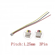 3 Pin 1.25mm Single Head DuPont Terminal Wire