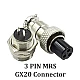 3Pin RS765/GX20 Aviation Plug Connector Set 3Pin RS765/GX20 Aviation Plug Connector Set