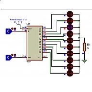 4017 Decade Counter IC