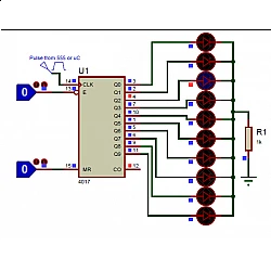 4017 Decade Counter IC