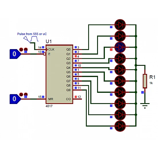 4017 Decade Counter IC - ICs - Integrated Circuits & Chips - Core Electronics