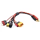 5 in 1 20cm 20AWG 4.0mm Banana Plug to XT60 XT30 DC5.5 T Plug Charger Adapter Cable 5 in 1 20cm 20AWG 4.0mm Banana Plug to XT60 XT30 DC5.5 T Plug Charger Adapter Cable