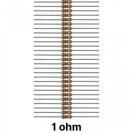 50 piece of 1 ohm Resistor 50 piece of 1 ohm Resistor