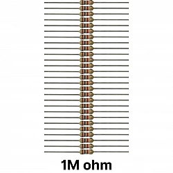 50 piece of 1M ohm Resistor