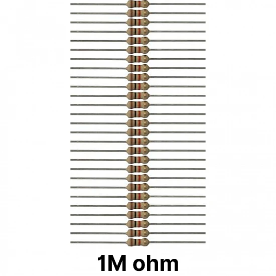 50 piece of 1M ohm Resistor 50 piece of 1M ohm Resistor
