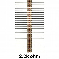50 piece of 2.2k ohm Resistor