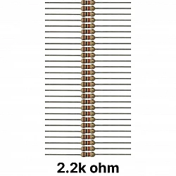 50 piece of 2.2k ohm Resistor