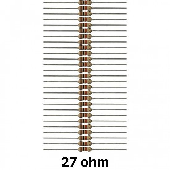 50 piece of 27 ohm Resistor 50 piece of 27 ohm Resistor