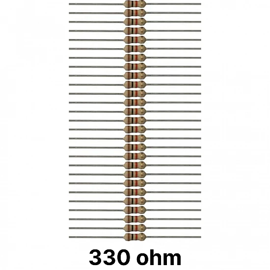 50 piece of 330 ohm Resistor 50 piece of 330 ohm Resistor