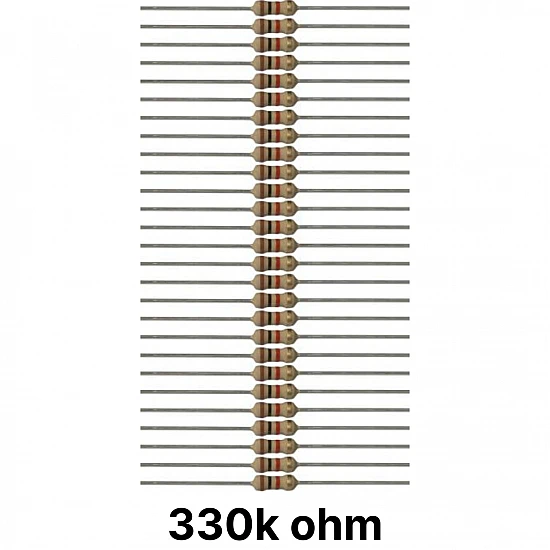 50 piece of 330K ohm Resistor 50 piece of 330K ohm Resistor