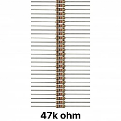 50 piece of 47K ohm Resistor