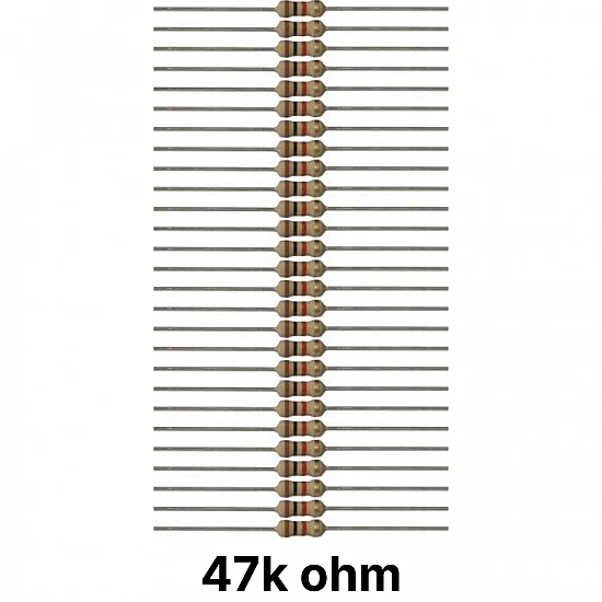 50 piece of 47K ohm Resistor 50 piece of 47K ohm Resistor