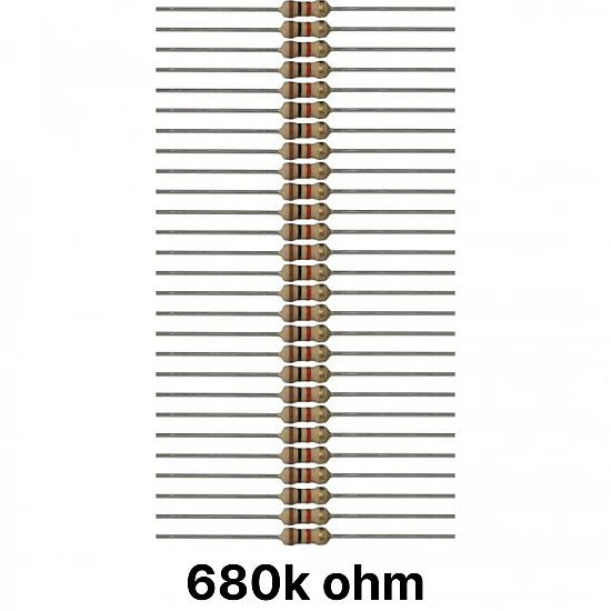 50 piece of 680K ohm Resistor 50 piece of 680K ohm Resistor