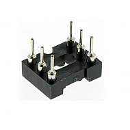 6 Pin Machine tooled IC Socket (Round IC Base)