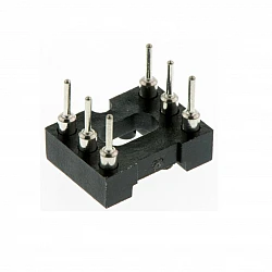 6 Pin Machine tooled IC Socket (Round IC Base)