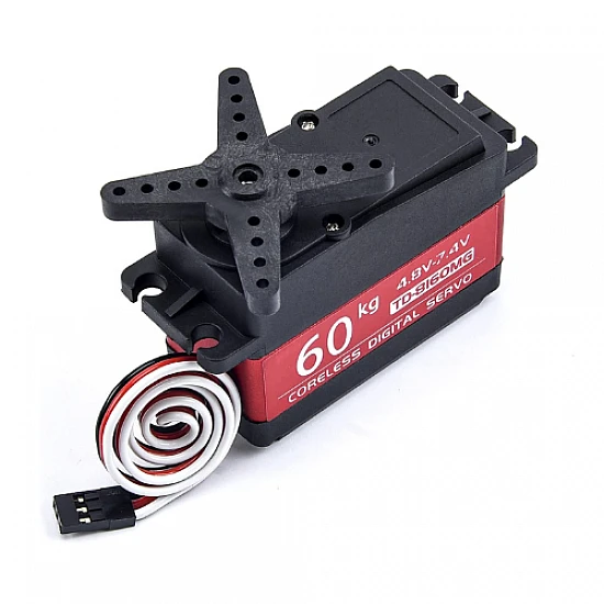 60KG 180 degree Digital Gear Metal Coreless Servo Motor 60KG 180 degree Digital Gear Metal Coreless Servo Motor