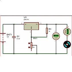 LM317 Voltage Regulated IC