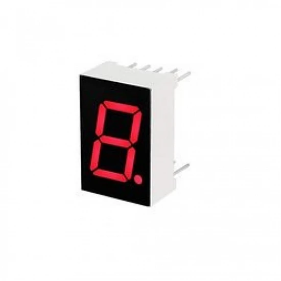 Red 0.56inch 1 Digit 7 Segment LED Display Digital Tube - Common Cathode Red 0.56inch 1 Digit 7 Segment LED Display Digital Tube - Common Cathode
