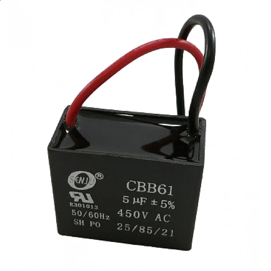 CBB61 5UF 450V Fan Starting Capacitor